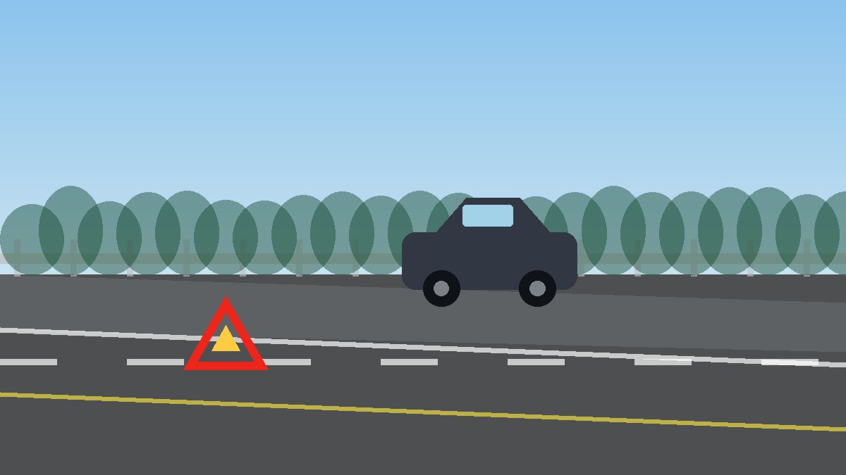 那曲道路故障安全等待现场图
